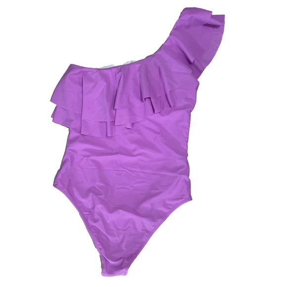 Gorgeous one shoulder swim size S with slim removable pads - Picture 2 of 2